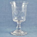 V 975 - Verre "Souvenir" gravé XIXe