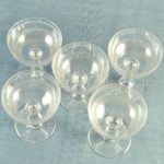 5 coupes en cristal 1900 - V 989 – Image 2