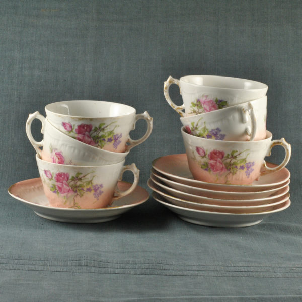 F 2263 - Tasses 1900 Limoges