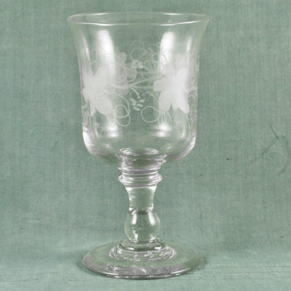 Verre de mariage XIXème - V 1558
