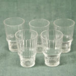 5 verres à alcool 1920 - V 1244