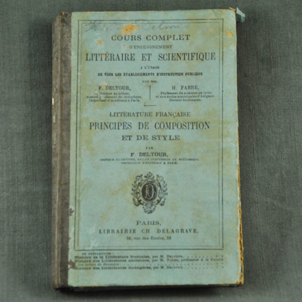Livre de classe 1875 – LIV 87
