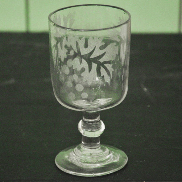 Grand verre XIXème – V 1338