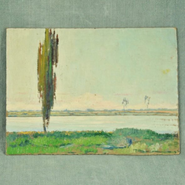 Peinture sur carton 1940 – TA 106
