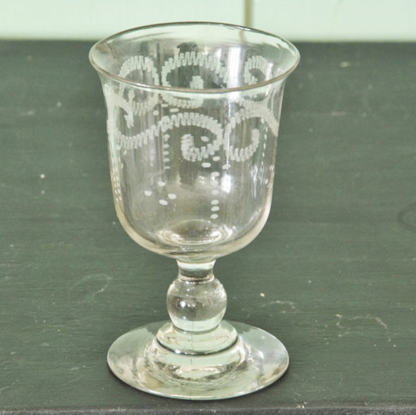 Grand verre XIXème – V 1378