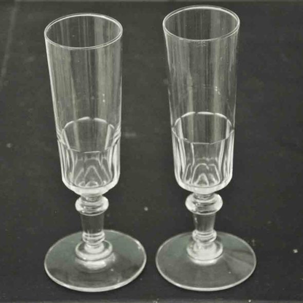 2 flutes à champagne 1900 – V 1458