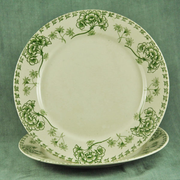 Assiette XIXème Sarreguemines - F 3861