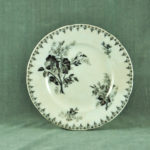 Assiette XIXème Sarreguemines - F 4088
