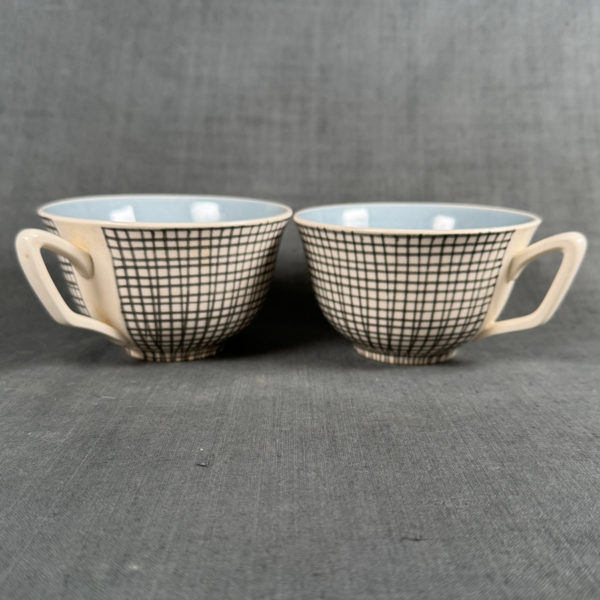2 tasses 1940 Villeroy et Boch "Béatrice" - F 4351